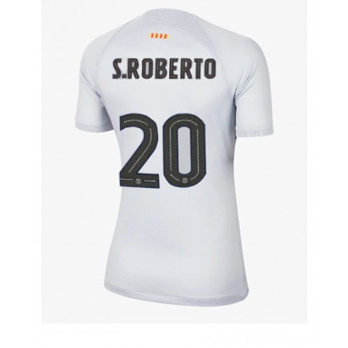 Barcelona Sergi Roberto #20 Tredjedrakt Kvinner 2022-23 Kortermet Barcelona Sergi Roberto #20 Tredjedrakt Kvinner 2022-23 Kortermet
